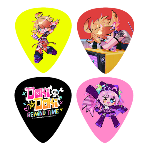 Doki Doki Guitar Pick Set
