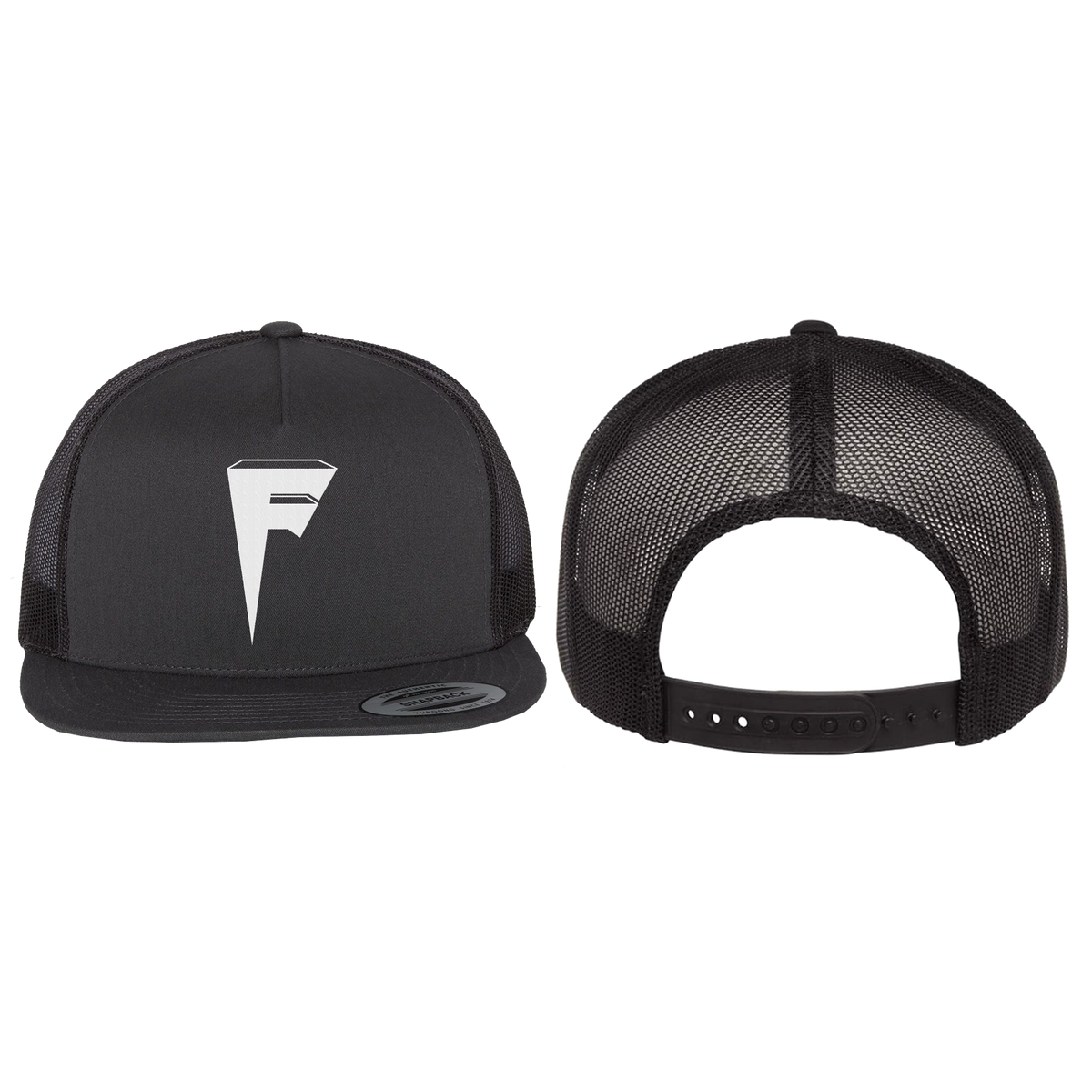 Forbidden Embroidered Five Panel Trucker Hat
